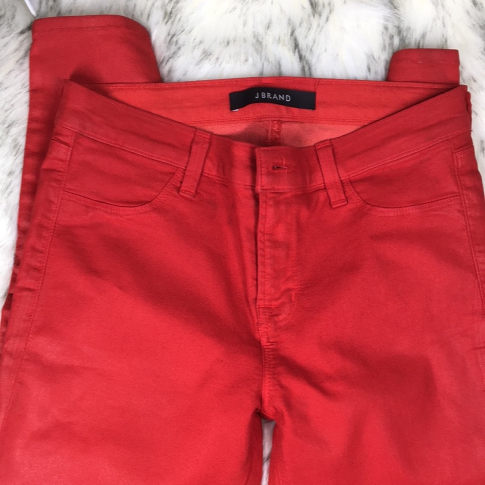 Red J Brand Denim Pants